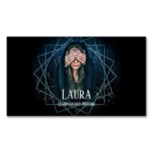 Clairvoyant Psychic Affärskort Magnet