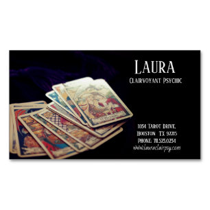 Clairvoyant Psychic Affärskort Magnet