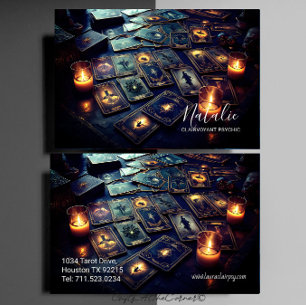 Clairvoyant Psychic Medium Tarot Visitkort