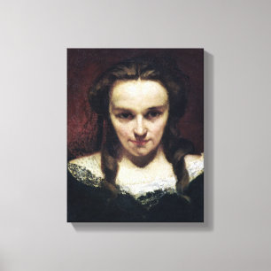 Clairvoyanten eller, sömngångaren, c.1865 canvastryck