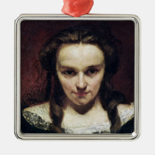 Clairvoyanten eller, sömngångaren, c.1865 julgransprydnad metall
