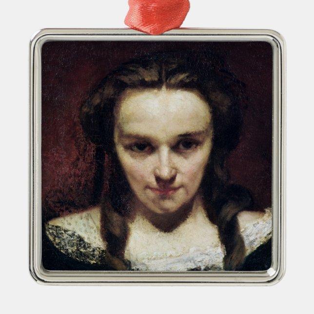 Clairvoyanten eller, sömngångaren, c.1865 julgransprydnad metall (Framsidan)