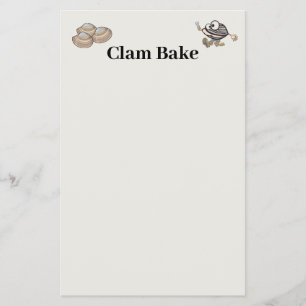 Clam Bake-inbjudan Flygblad