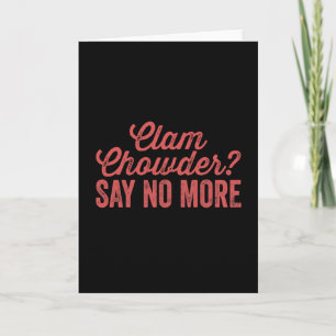 Clam chowder kort