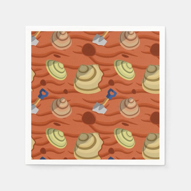 Clam Gräver Pappersservett (Framsidan)