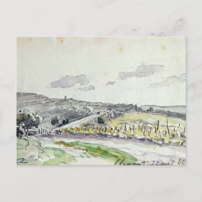 Clamart, 1864 vykort (Framsida)