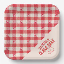 Clambake Casual Skaldjursfest Gingham Rutig
