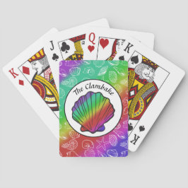 Clambake Rainbow Clam Shellfish Mönster Casinokort