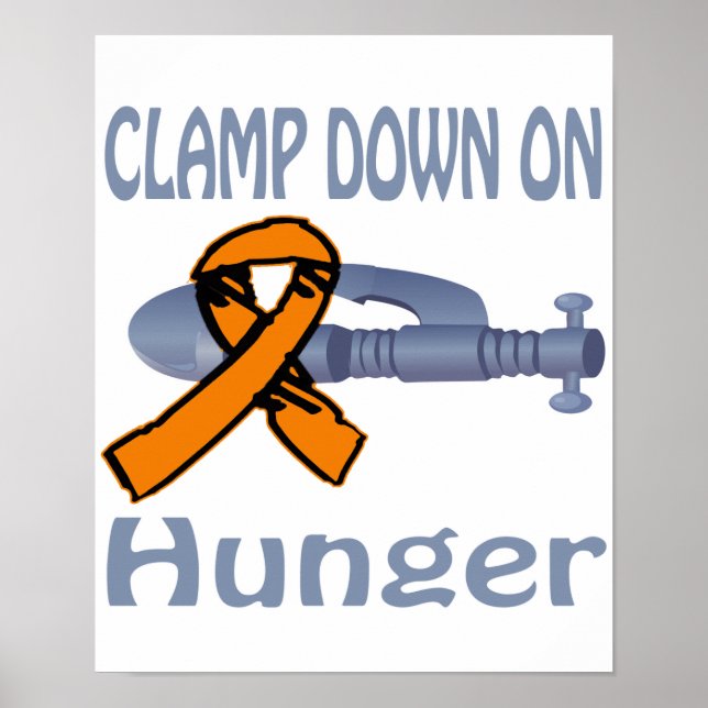 Clampa ned på Hungriget Poster (Framsidan)