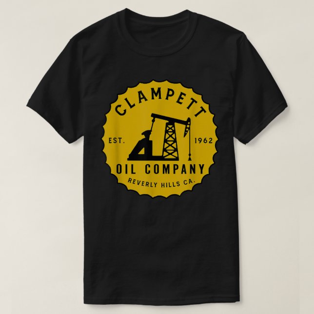 Clampett Oil Company Est 1962 T Shirt (Design framsida)
