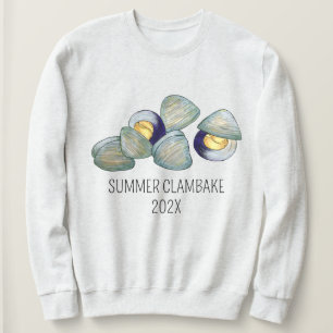 Clams Clambake Rhode island New England Seafood T Shirt