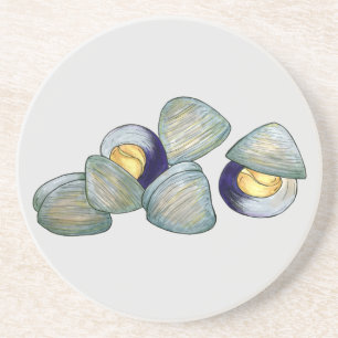 Clams Clambake Rhode island New England Seafood Underlägg