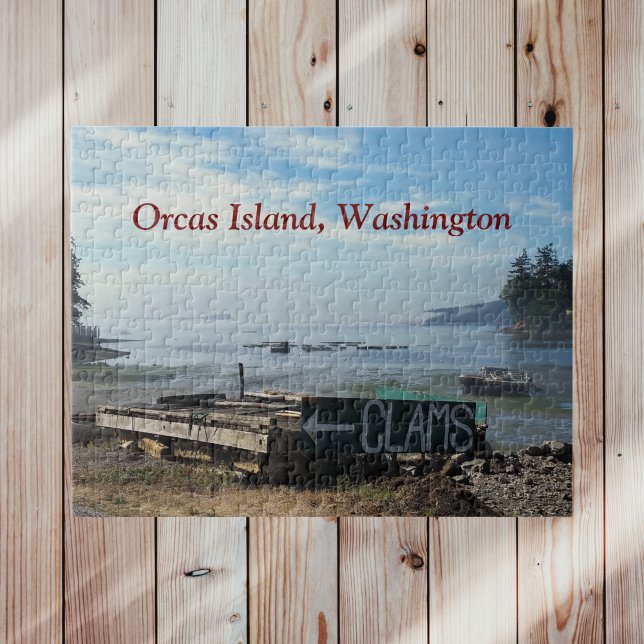 Clams på Orcas-ön i San Juans i Washington Pussel (Skapare uppladdad)