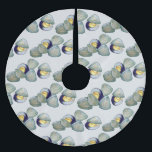 Clams Seafood Clambake Beach Ocean Clam Grävande Julgransmatta Borstad Polyester<br><div class="desc">Anpassa för en roligt helgdag dekoration! Träd-kjolen har en originalmarkörillustration av kamerasnäckor. Denna design finns också tillgänglig för andra produkter. Ser du inte vad du är tittar för? Behöver du hjälp med anpassning? Kontakta Rebecca för att få något designat bara för dig.</div>
