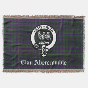 Clan Abercrombie-kansersymbol och Tartan Filt