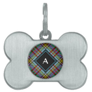 Clan Anderson Tartan Husdjurs-ID-märke ID-bricka Husdjur