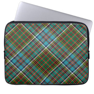 Clan Anderson Tartan Rutmönstrad Laptop-fodral Laptop Sleeve
