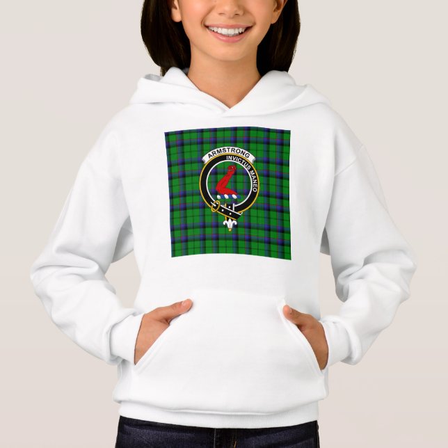 Clan Armstrong-märke och logotyp T-shirt (Framsida)