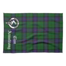 Clan Armstrongs vapensköld och tartan 