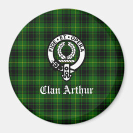 Clan Arthur / MacArthur vapen och tartan Magnet