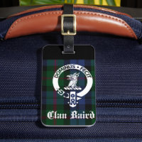 Clan Baird Crest Randig Mönster