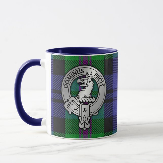 Clan Baird vapen & tartan Mugg (Vänster)
