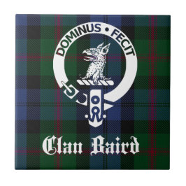 Clan Baird vapenmärke Tartan Kakelplatta