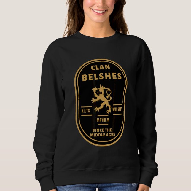 Clan Belshes skotskt arv höglandslekar 2 T Shirt (Framsida)