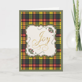 Clan Buchanan Tartan Julkort Helgkort