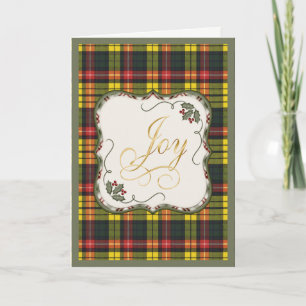 Clan Buchanan Tartan Julkort Helgkort