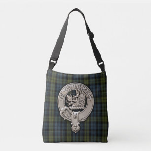 Clan Campbell-vapen & Tartan Axelväska