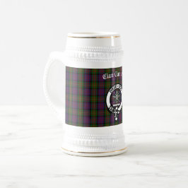 Clan Carnegie Crest-märke och tartan Sejdel