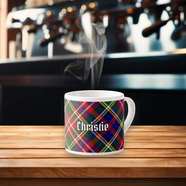 Clan Christie Tartan Espressomugg (Skapare uppladdad)