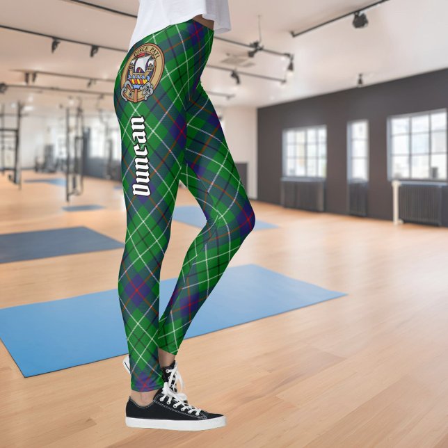 Clan Duncan-vapen över tartan Leggings (Skapare uppladdad)