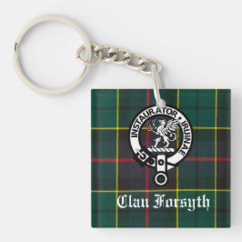 Clan Forsyth Crest-märke och tartan