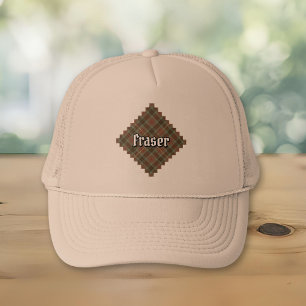 Clan Fraser Jakt Väderbiten Tartan Trucker Hatt Keps