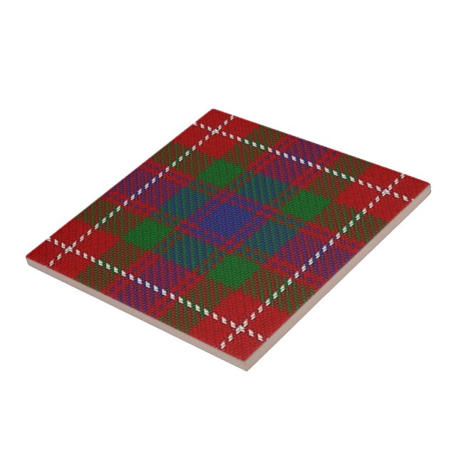 Clan Fraser of Lovat skotska uttryck Tartan Kakelplatta (Sidan)
