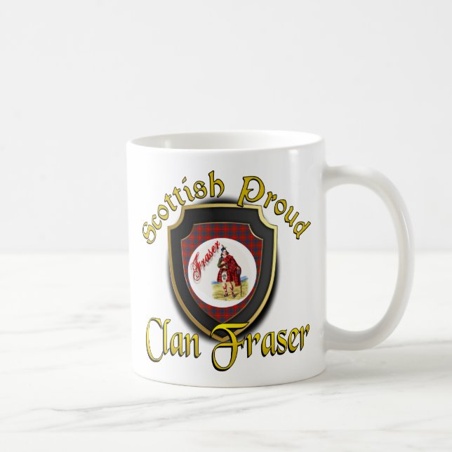 Clan Fraser Skotska Stolta Kopp Mugg (Höger)