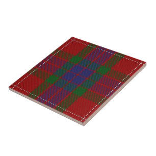Clan Fraser Skotska uttryck Tartan Kakelplatta