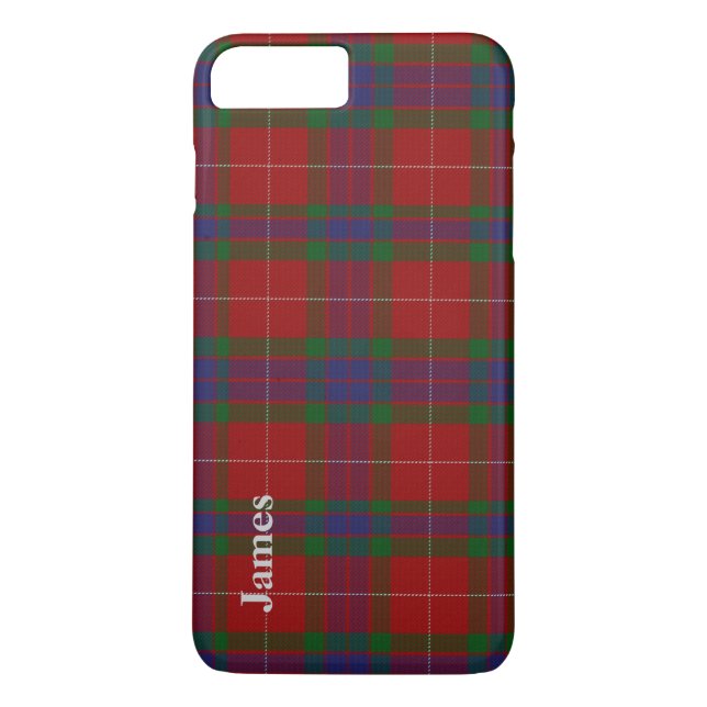 Clan Fraser Tartan Plaid iPhone 7 Plus-fodral Case-Mate iPhone Skal (Baksida)