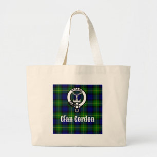 Clan Gordon Tartan-kröningsbadge Jumbo Tygkasse