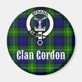 Clan Gordon Tartan-kröningsbadge Magnet