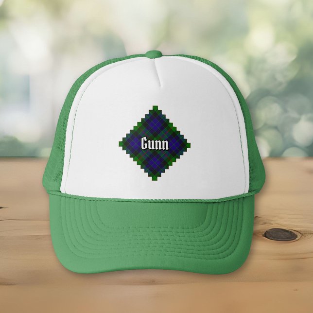 Clan Gunn Tartan Trucker Hatt Keps (Skapare uppladdad)