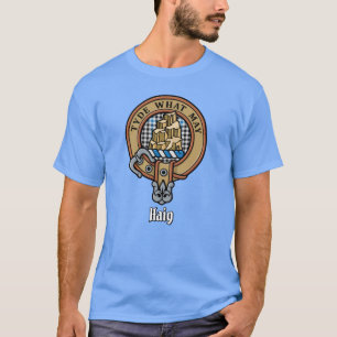 Clan Haig-vapen över Check-ruta T Shirt