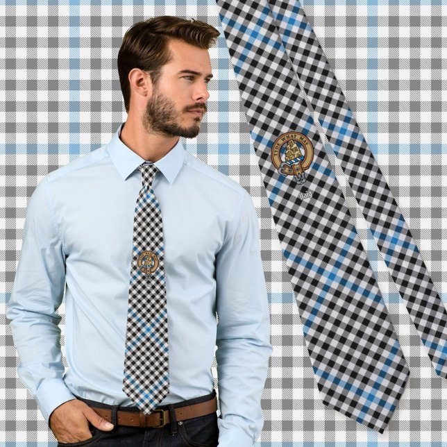 Clan Haig-vapen över Check-tartan Slips (Skapare uppladdad)