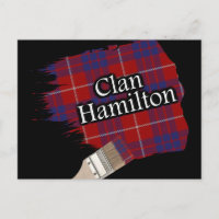 Clan Hamilton Skotsk Tartan Pensel