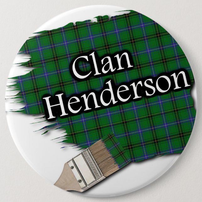 Clan Henderson Tartan Pensel Knapp (Framsida)
