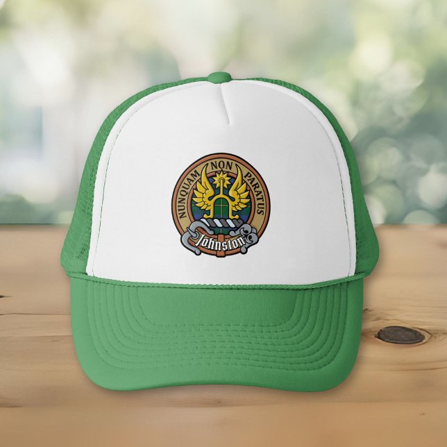 Clan Johnston Crest Trucker Hatt Keps (Skapare uppladdad)