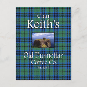 Clan Keiths Old Dunnottar Kaffe Co. Vykort