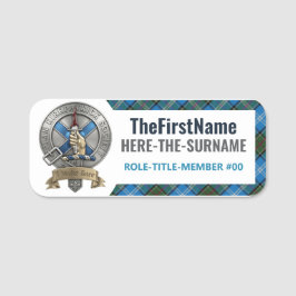 Clan Kirkpatrick Society - CKS Namn Märke #2 Namnbricka